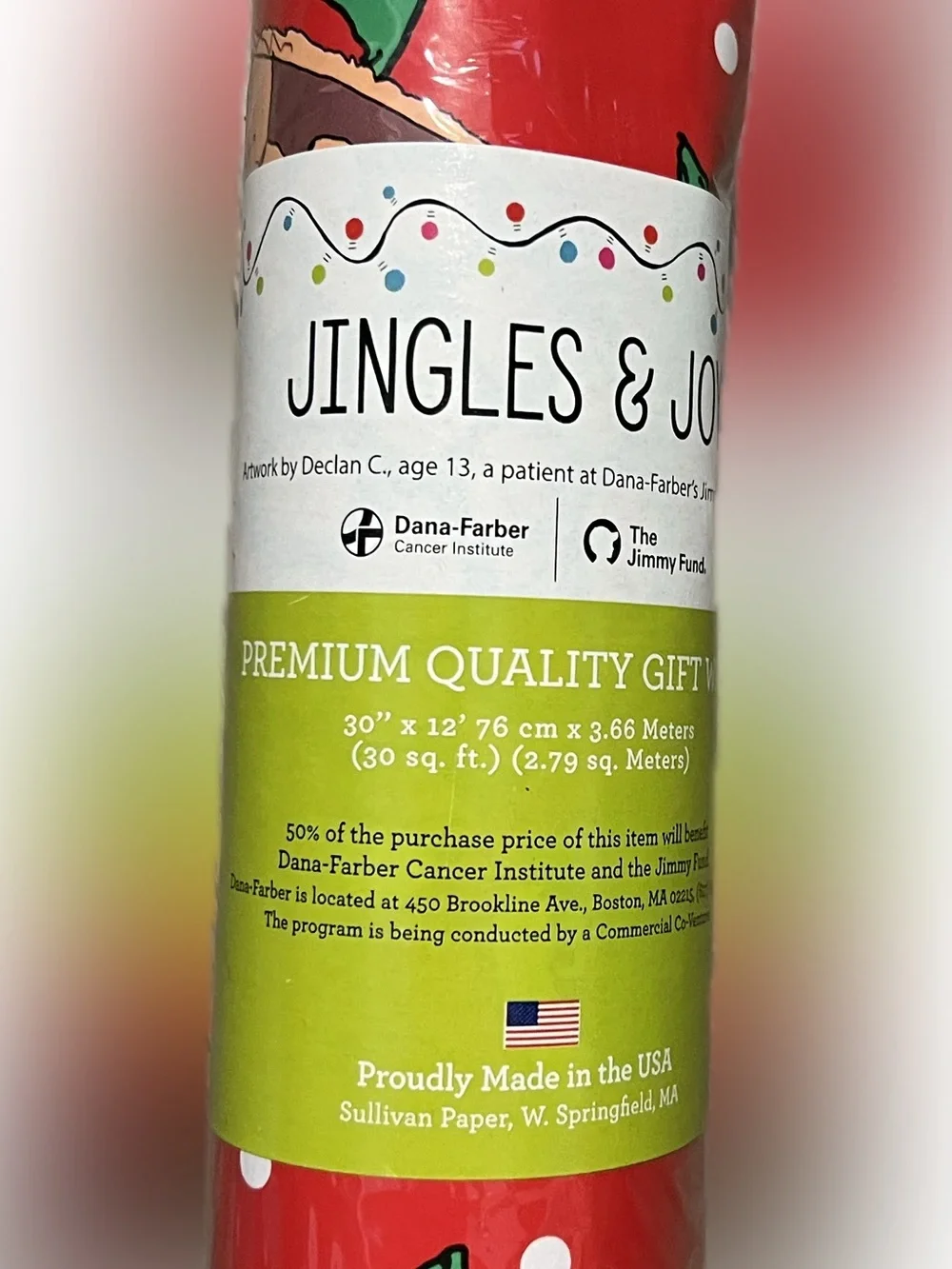 🔴New Jingles & Joy Christmas Santa Sea Turtle Festive Holiday Wrap Paper Roll